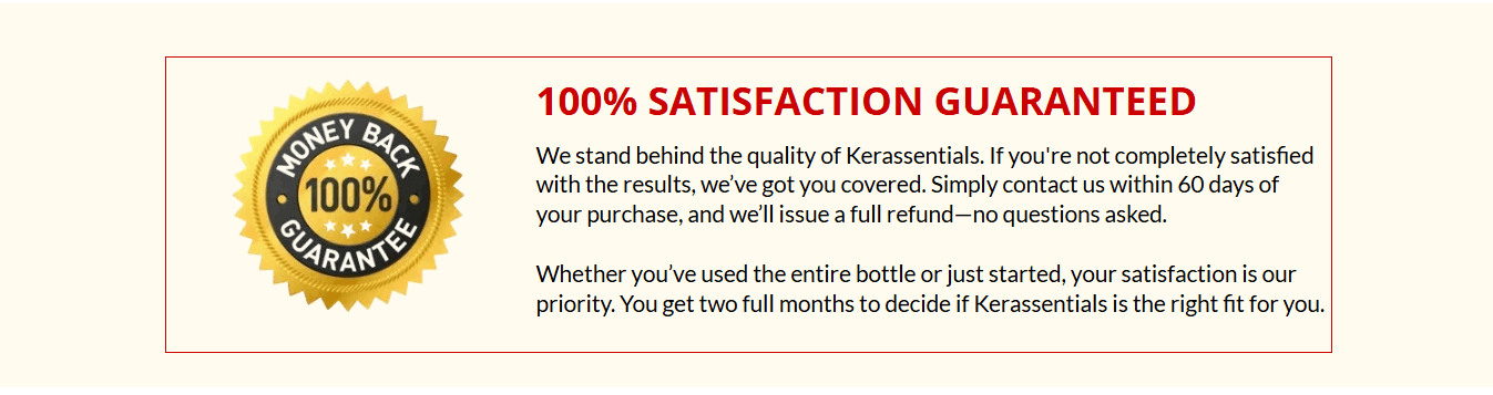 60days Guarentee-Kerassentials